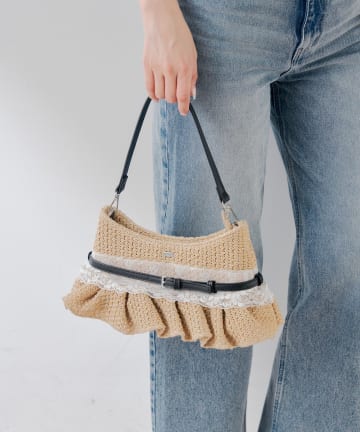 Chico(チコ) フリルデザインショルダーバッグ