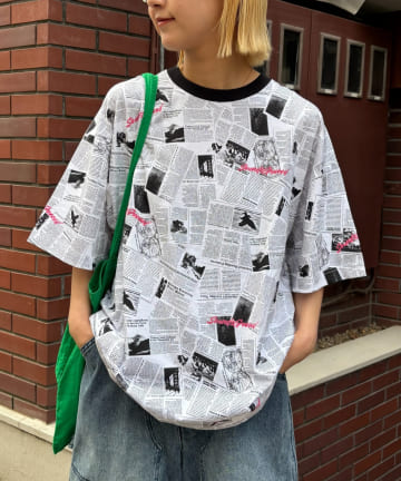 CIAOPANIC TYPY(チャオパニックティピー) 【SOUNDS GOOOOD】ニュースペーパーTEE