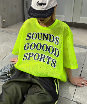 CIAOPANIC TYPY(チャオパニックティピー) 【SOUNDS GOOOOD】メッシュロゴTEE