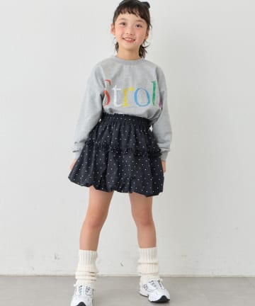 OUTLET(アウトレット) 【CIAOPANIC TYPY】【KIDS】ティアードバルーンミニスカート