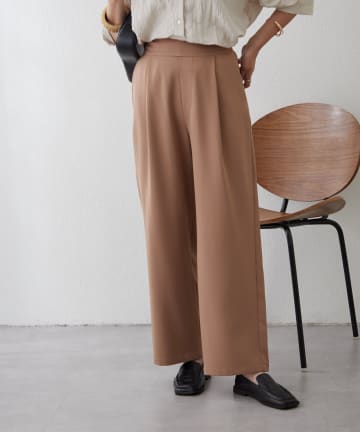 NICE CLAUP / OLIVE des OLIVE OUTLET(ナイスクラップ  / オリーブ デ オリーブ アウトレット) 【RMAF】《低身長サイズあり》ウエストすっきりパンツ