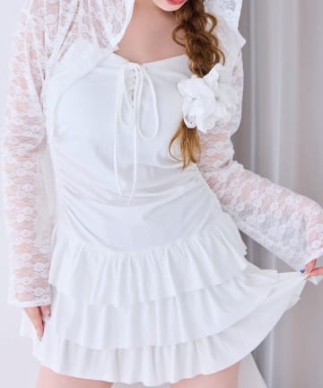 NICE CLAUP / OLIVE des OLIVE OUTLET(ナイスクラップ  / オリーブ デ オリーブ アウトレット) 【one after another】パーカーセットワンピ