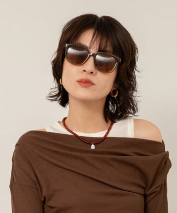 NOLLEY'S(ノーリーズ) 【MAQWEL/マクウェル】シアーフレームサングラス