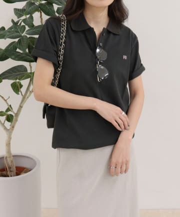 FREDY & GLOSTER(フレディ アンド グロスター) FR刺しゅうCOTTONポロシャツ