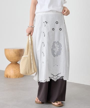 RIVE DROITE(リヴドロワ) 予約【à Nice （ア ・ニース）】2wayエプロンブラウス/6月下旬お届け予定