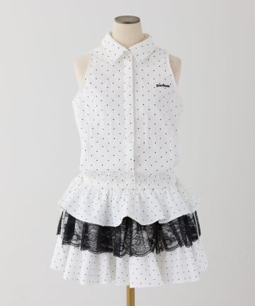 one after another NICE CLAUP(ワンアフターアナザー ナイスクラップ) アメスリティアードシャツワンピース