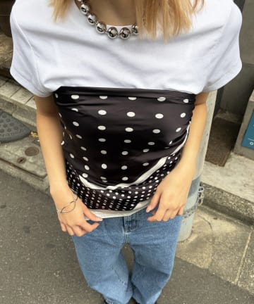 Lattice(ラティス) レトロドットスカーフ