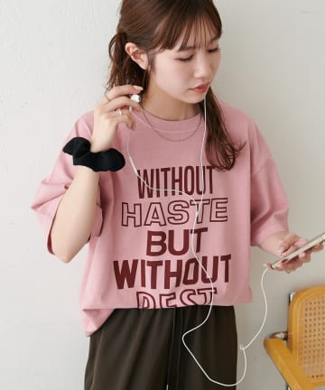 DISCOAT(ディスコート) 【Enlude】ピグメントカラーロゴT《ユニセックス》