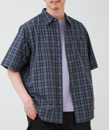 FREDY & GLOSTER(フレディ アンド グロスター) GOODNESS刺繍 オンブレー ショートスリーブシャツ