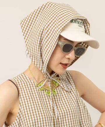 NOLLEY'S(ノーリーズ) 【MAQWEL/マクウェル】TRIANGLEチェックスカーフ