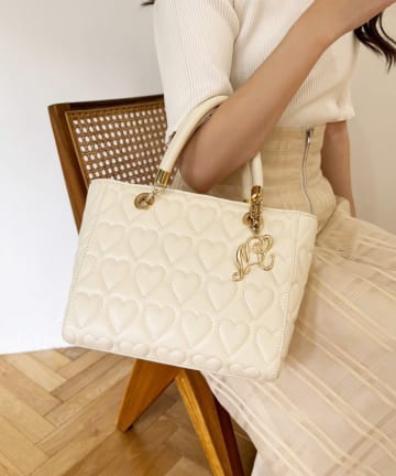 NICE CLAUP / OLIVE des OLIVE OUTLET(ナイスクラップ  / オリーブ デ オリーブ アウトレット) 【one after another】ビッグハートキルトトート