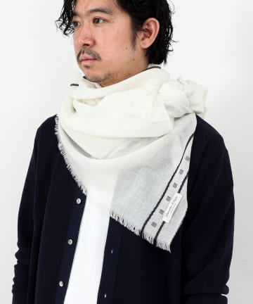NOLLEY'S(ノーリーズ) 【Johnstons of Elgin】Cyrus Scarf 70