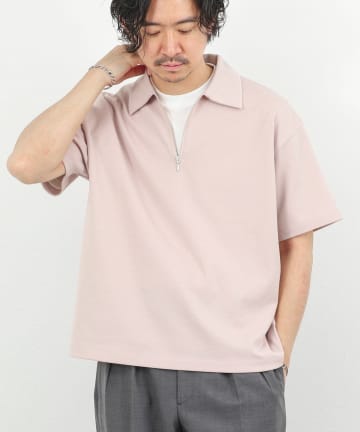 NOLLEY'S(ノーリーズ) 【BATONER/バトナー】MILANO RIB HALF ZIP T 26SS / ミラノリブハーフジップTシャツ
