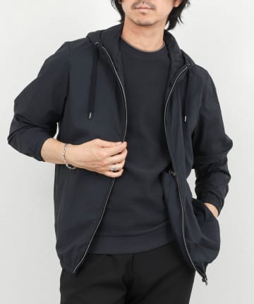 NOLLEY'S(ノーリーズ) 【HERNO】MICRO RIPSTOP NYLON HOODIE 26SS
