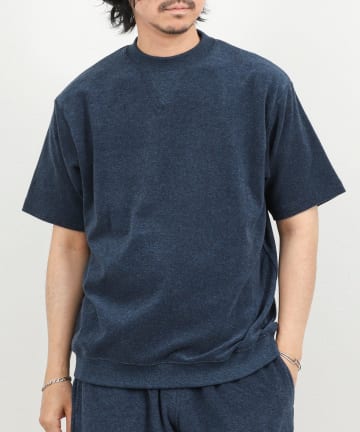 NOLLEY'S(ノーリーズ) 《セットアップ対応》Vガゼット パイルTシャツ 26SS