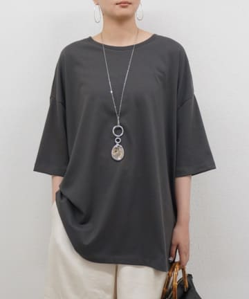 LOUNGEDRESS(ラウンジドレス) 《ラインを拾わない/上品見え》オーバーサイズT