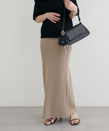 LARUTA(ラルータ) シンプルストレートニットスカート