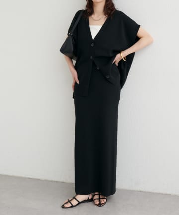 LARUTA(ラルータ) シンプルストレートニットスカート