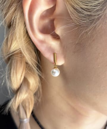 Lattice(ラティス) ＜ステンレス＞パールピアス