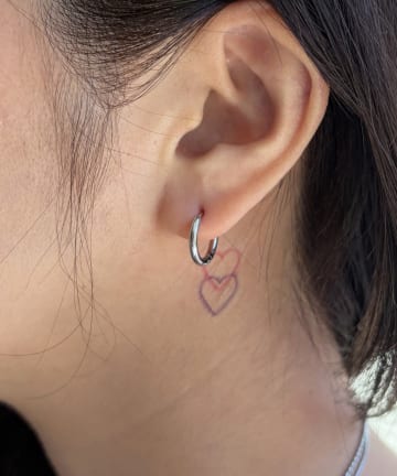 Lattice(ラティス) ＜ステンレス＞フープピアス