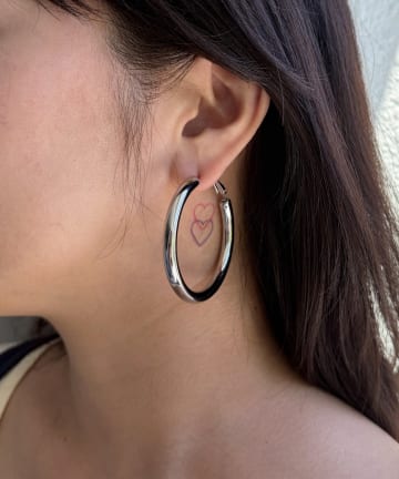 Lattice(ラティス) ＜ステンレス＞フープピアス