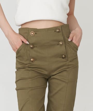 RAY CASSIN(レイカズン) マリンボタンスキニーデニムパンツ