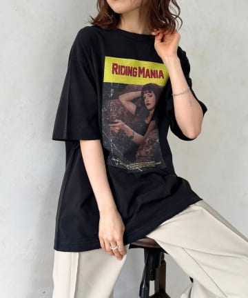 LOCUST(ローカスト) 【ユニセックス】【RIDING MANIA】ヴィンテージフェードTEE⑥