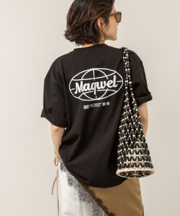 NOLLEY'S(ノーリーズ) ウォッシャブル Maqwel Earth ワイドボディプリントTシャツ