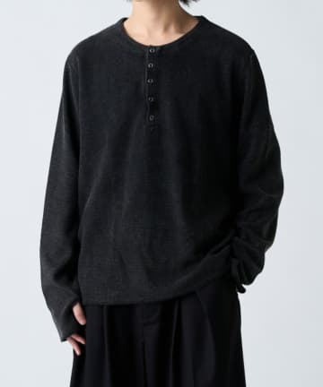 Lui's(ルイス) フェードヘンリーネックロンT