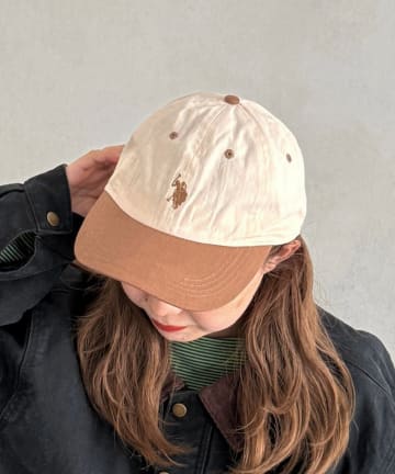CPCM(シーピーシーエム) 【U.S. POLO ASSN.】1ポイント刺繍キャップ