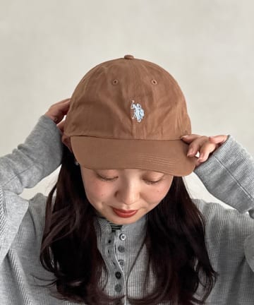 CPCM(シーピーシーエム) 【U.S. POLO ASSN.】1ポイント刺繍キャップ