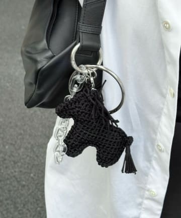 ear PAPILLONNER(イア パピヨネ) 【やまだ企画】ホースぬいぐるみバッグチャーム《インフルエンサー企画チャーム》