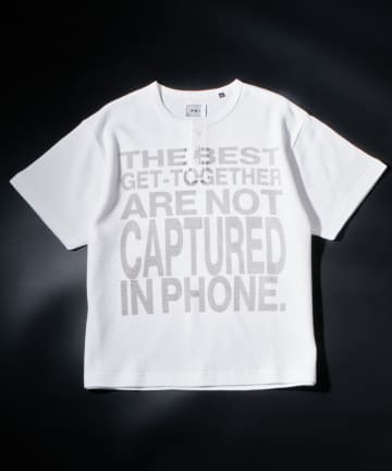 WHO’S WHO gallery(フーズフーギャラリー) メッセージワッフルヘンリーS/S TEE