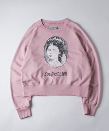 OUTLET(アウトレット) 【WHO'S WHO gallery】リメイクスタッズスウェット