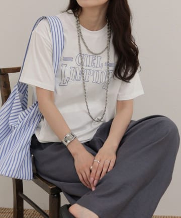 FREDY & GLOSTER(フレディ アンド グロスター) アウトラインロゴＴシャツ