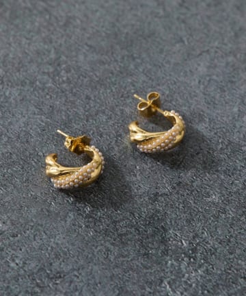 Lattice(ラティス) 【LesSignes】パールピアス