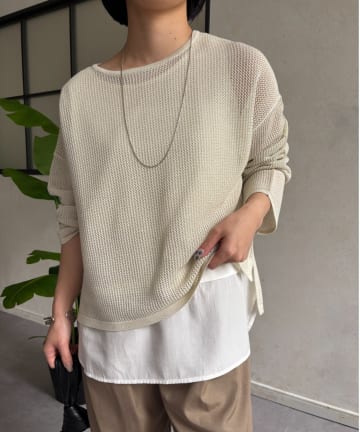 Jena　espace merveilleux(ジェナ　エスパスメルヴェイユ) 裾シアータンクトップ