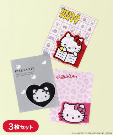 3COINS(スリーコインズ) クリアファイルセット／HELLO KITTY