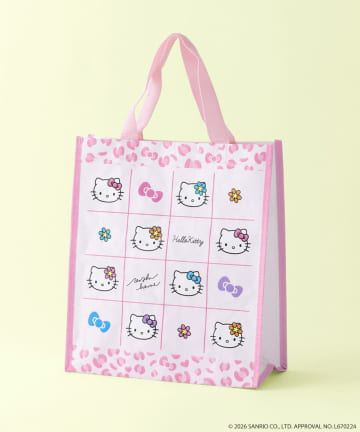 3COINS(スリーコインズ) ショッピングバッグ／HELLO KITTY