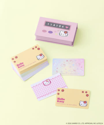 3COINS(スリーコインズ) ポケベル風メモパッド／HELLO KITTY