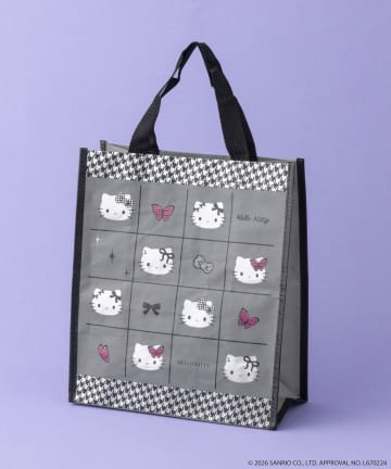3COINS(スリーコインズ) ショッピングバッグ／HELLO KITTY