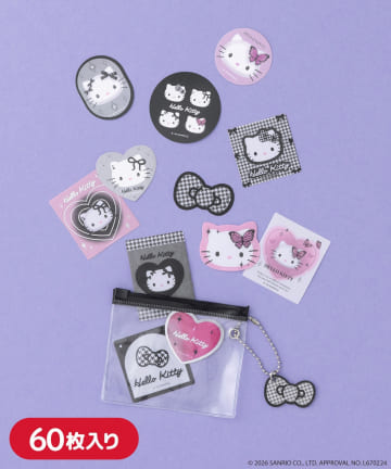 3COINS(スリーコインズ) クリアケース付きステッカーセット／HELLO KITTY