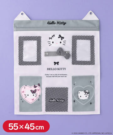 3COINS(スリーコインズ) ビッグウォールポケット：55×45cm／HELLO KITTY