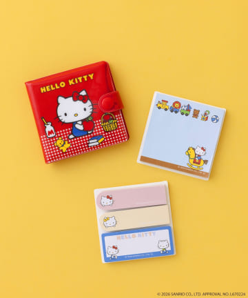 3COINS(スリーコインズ) 財布風付箋セット／HELLO KITTY