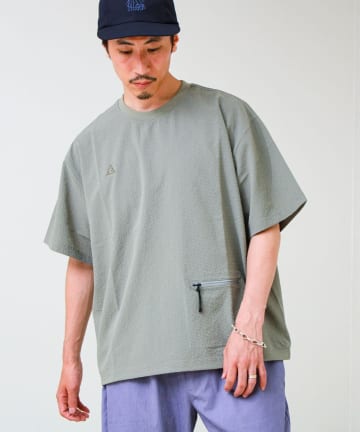 FREDY & GLOSTER(フレディ アンド グロスター) 【GERRY】Seersucker Vent Mesh S/S PO Shirt