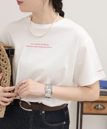 FREDY & GLOSTER(フレディ アンド グロスター) シルケットラウンドヘムTシャツ