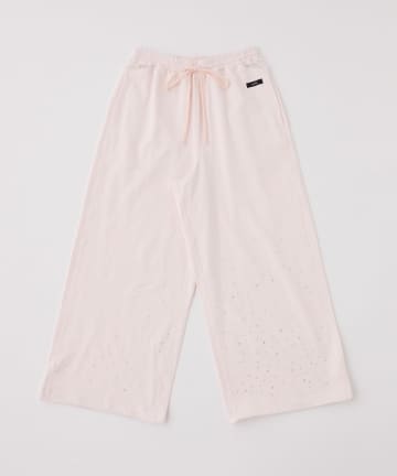 one after another NICE CLAUP(ワンアフターアナザー ナイスクラップ) 【セットアップで着られる/パーカー別売り】サイドレースキラキラカットパンツ