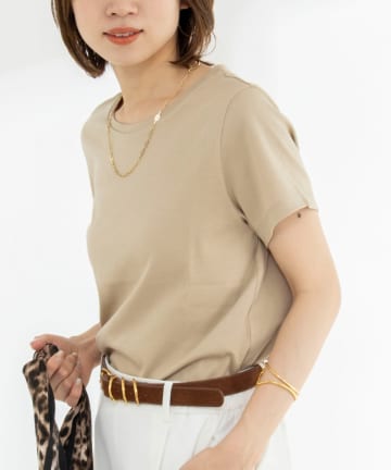 NOLLEY'S(ノーリーズ) ウォッシャブルシルクアミノ酸加工Ｔシャツ