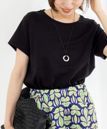 NOLLEY'S(ノーリーズ) ウォッシャブルシルクアミノ酸加工Ｔシャツ