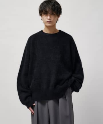 Lui's(ルイス) ウールライトクルーネックニット